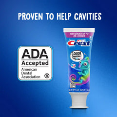 Crest Kids Advanced Color Changing Fluoride Toothpaste Bundle